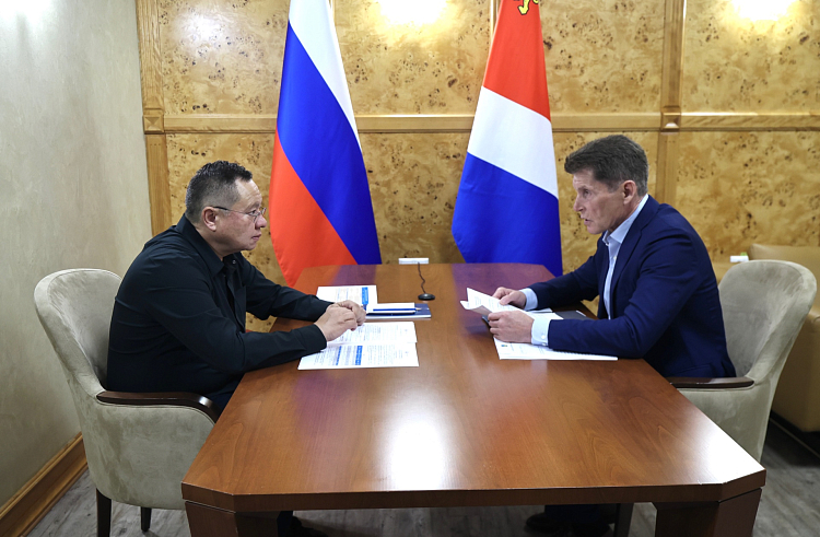 Олег Кожемяко встретился с главой Минстроя России Иреком Файзуллиным.