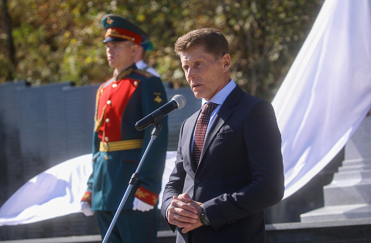 Олег Кожемяко принял участие в торжественном открытии мемориала в честь 85-летия Хасанских боев.