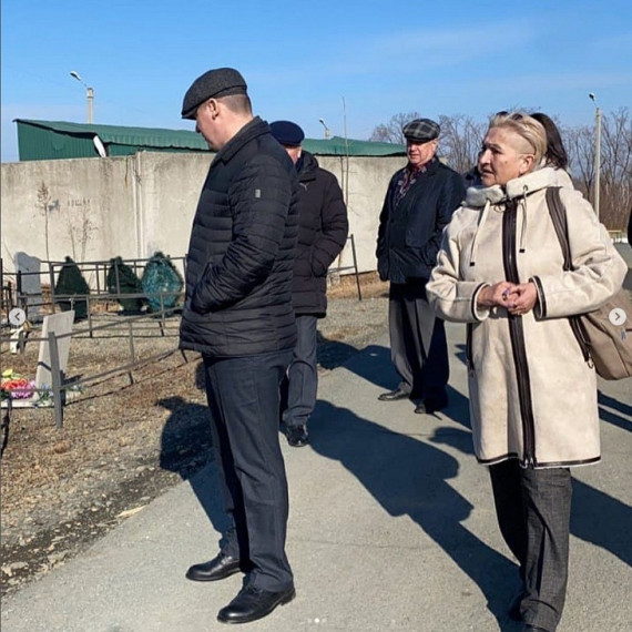 Рустям Абушаев осмотрел состояние территории городского кладбища. Рустям Абушаев осмотрел состояние территории городского кладбища.