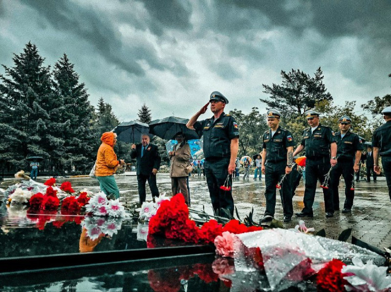 Митинги, приуроченные ко Дню памяти и скорби - дню начала Великой Отечественной войны, прошли в Большом Камне. Митинги, приуроченные ко Дню памяти и скорби - дню начала Великой Отечественной войны, прошли в Большом Камне.