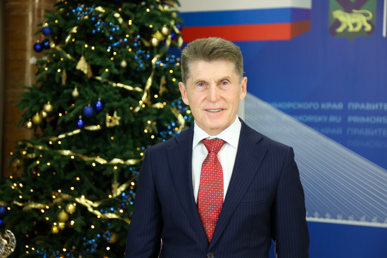 Поздравление Губернатора Приморского края Олега Кожемяко с Новым годом. Поздравление Губернатора Приморского края Олега Кожемяко с Новым годом.