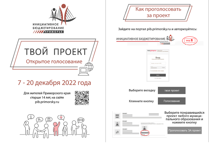 Голосование за инициативы конкурса «Твой проект» стартовало в Приморье.