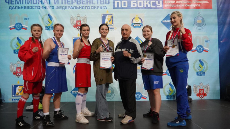 25 наград завоевала сборная Приморья по боксу на чемпионате и первенстве ДФО в Улан-Удэ.