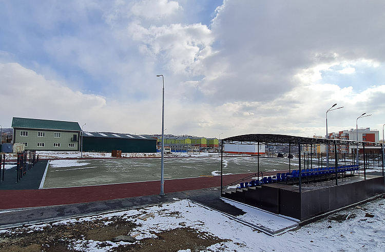 «Умная» спортивная площадка откроется в Бошльшом Камне уже этим летом.