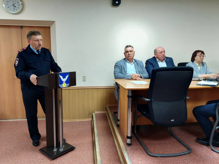 Отчёт начальника МО МВД России "Большекаменский" о деятельности отдела.