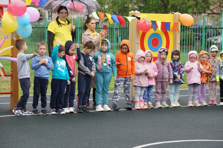 «Зарядка чемпионов» прошла в детском садике «Солнышко».
