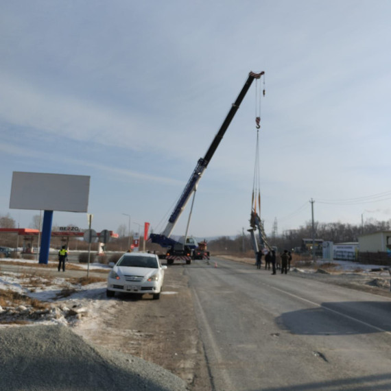 По ул.Пригородная ведутся восстановительные работы.